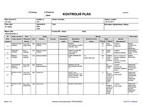 Plastat  - control plan